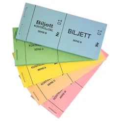 RingBingo Sweden AB Billetblok 1-100 - Eventartikler