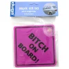 Dynäs Import AB Bilskilt Bitch On Board!