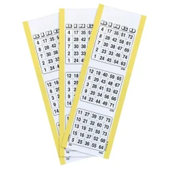 RingBingo Sweden AB Bingoplader Gul - Spil & Leg