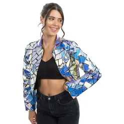 CHAKS Blazer Holografisk Dame - Tøj|Tilbehør