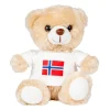 Online Hisab/Joker Company AB Blød Bamse med Norsk Flag