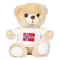 Online Hisab/Joker Company AB Blød Bamse med Norsk Flag