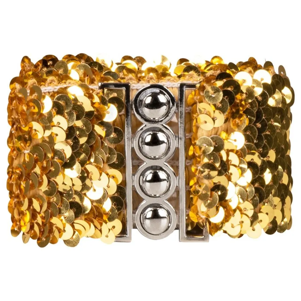 Boland Party Partners B.V. Bælte med Pailletter Guld - Tilbehør|Accessories