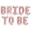 PartyDeco sp. z o.o. Bogstavballoner Bride To Be Rosaguld - Balloner
