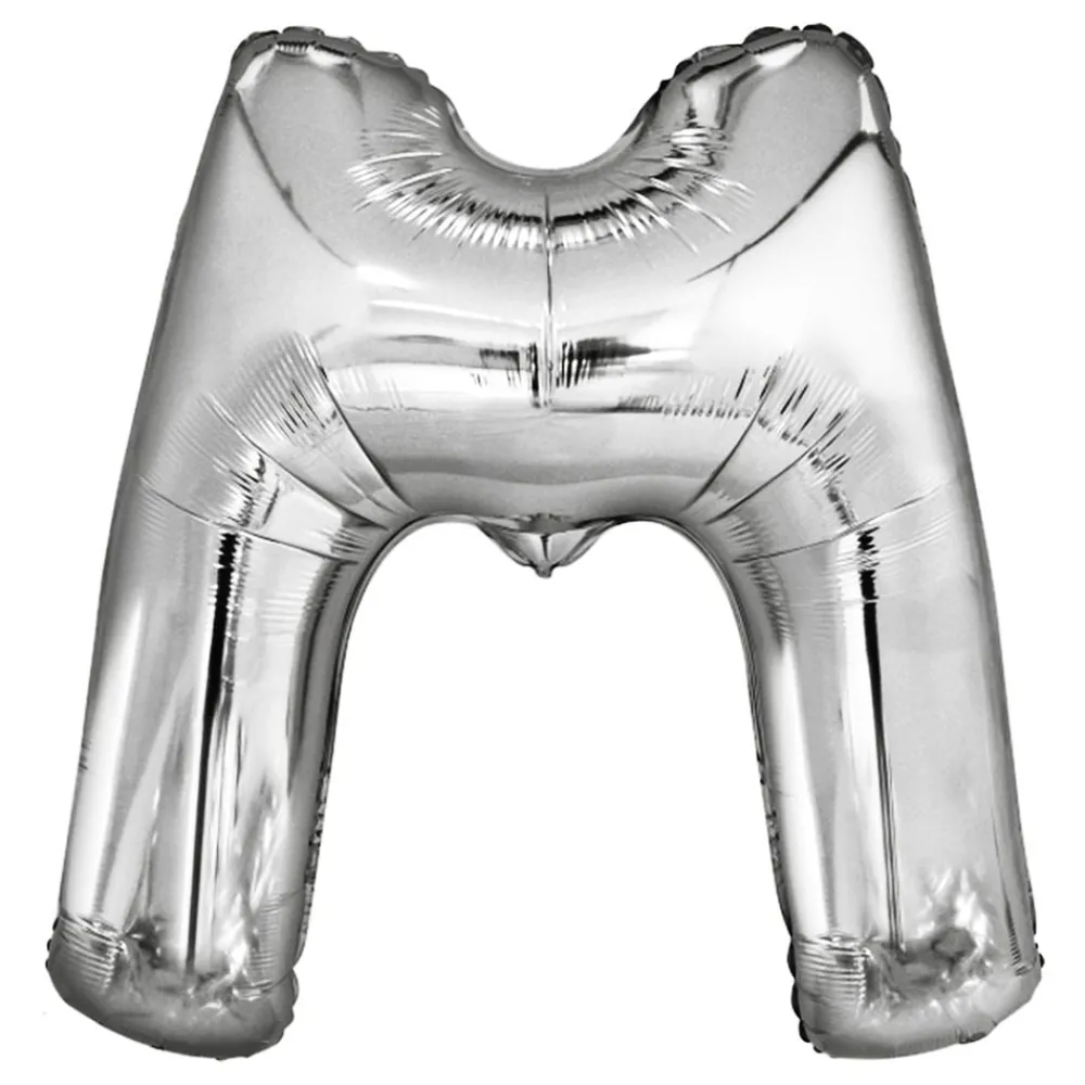 Reithmüller Europe GmbH Bogstavballoner Sølv Metallic - Balloner