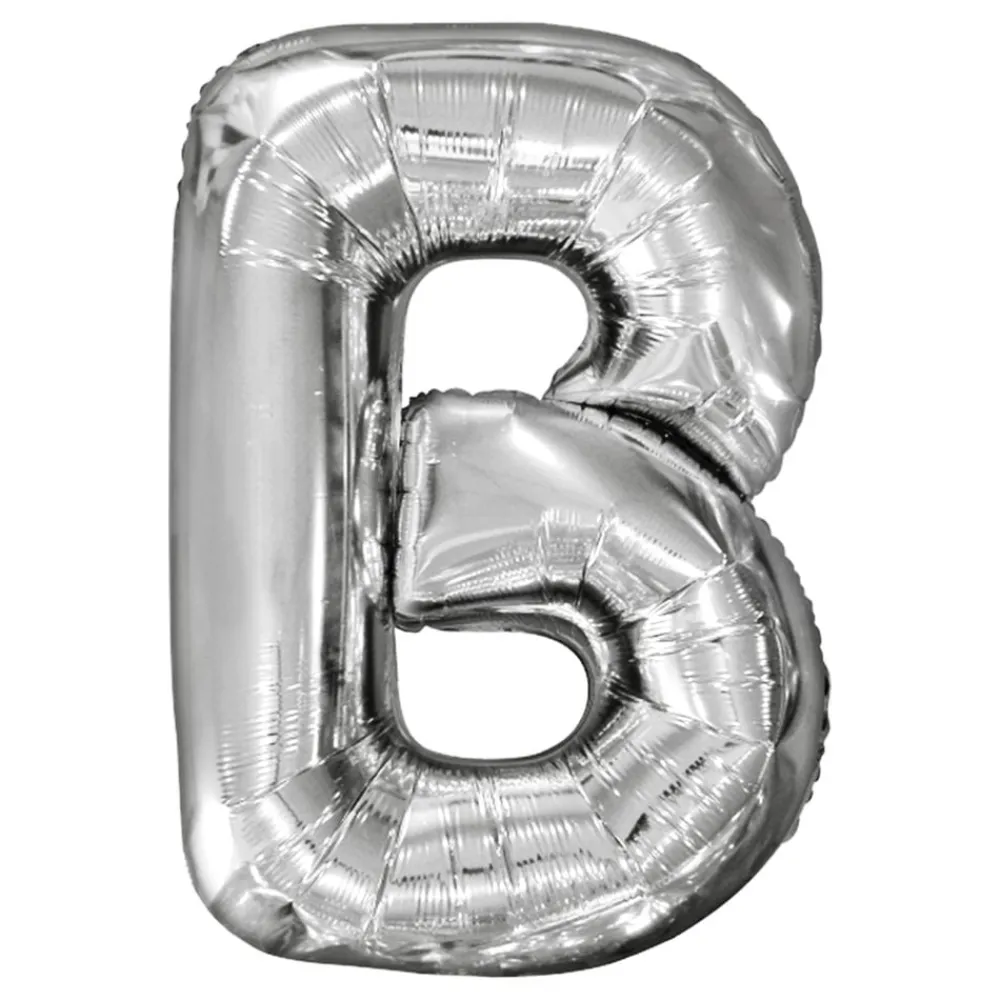 Reithmüller Europe GmbH Bogstavballoner Sølv Metallic - Balloner