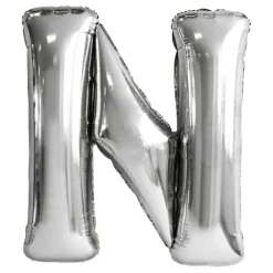 Reithmüller Europe GmbH Bogstavballoner Sølv Metallic - Balloner