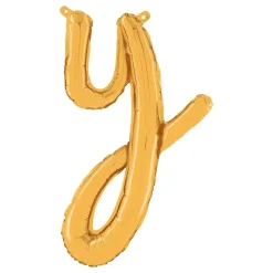 Discount Ballongkungen AB Bogstavballon Script Guld
