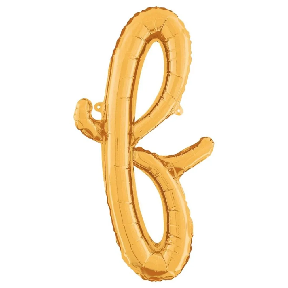 Discount Ballongkungen AB Bogstavballon Script Guld