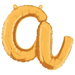 Discount Ballongkungen AB Bogstavballon Script Guld