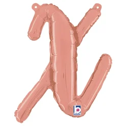 Ballongkungen AB Bogstavballon Script Roséguld - Oppyntning|Balloner