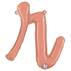 Ballongkungen AB Bogstavballon Script Roséguld - Oppyntning|Balloner