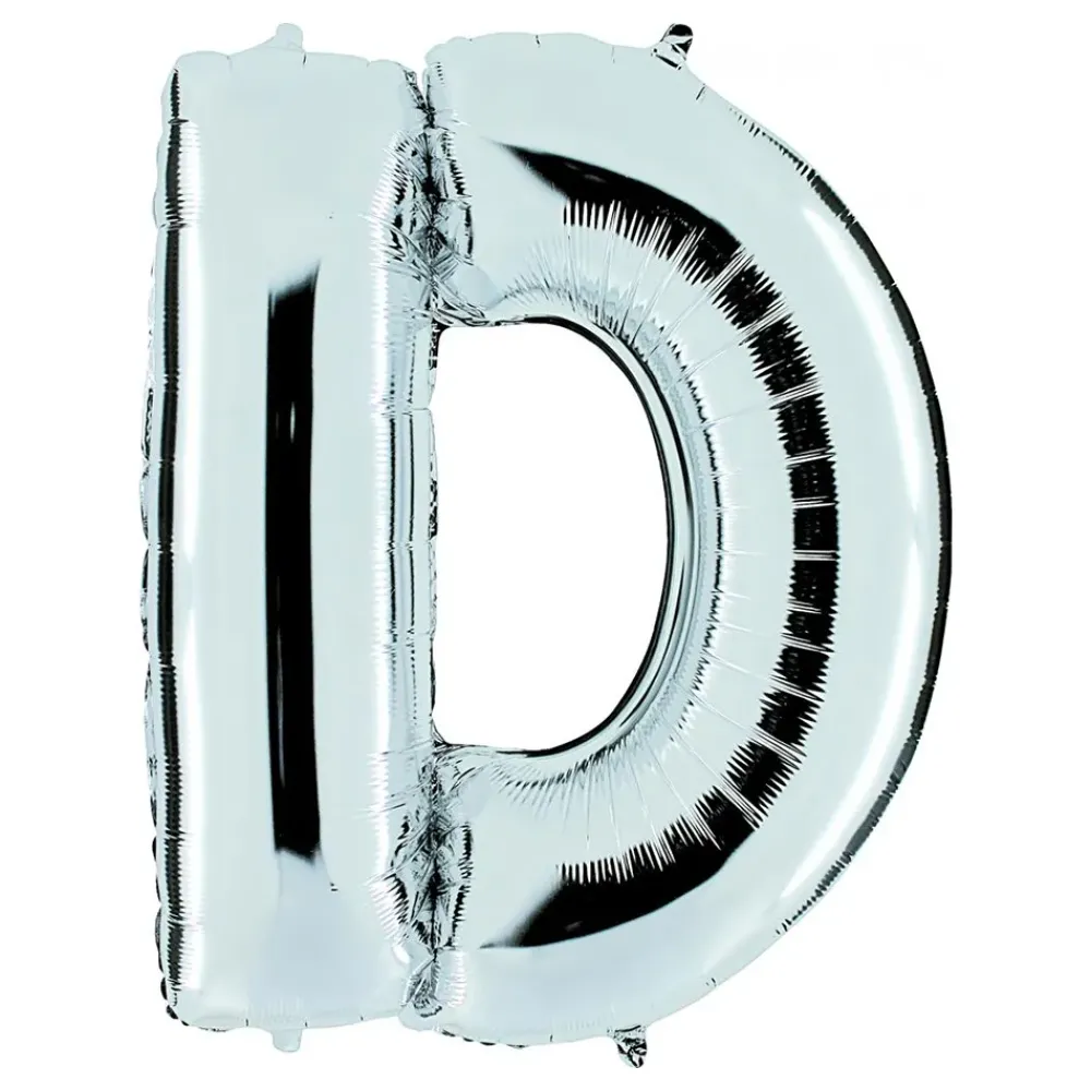 Ballongkungen AB Bogstavballon Sølv Metallic - Balloner