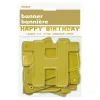Unique UK Inc t/as Unique Party Bogstavguirlande Happy Birthday Guld - Oppyntning