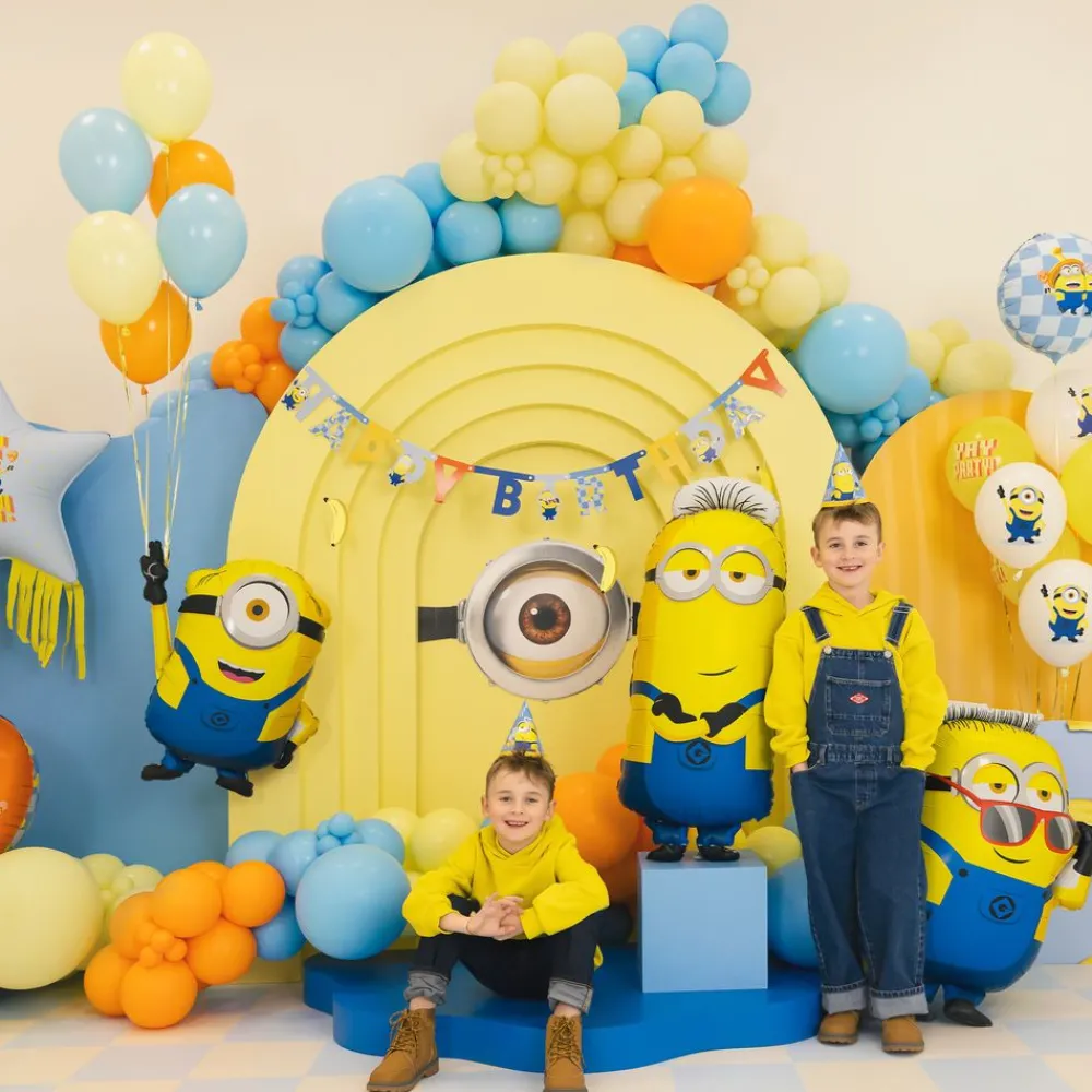 PartyDeco sp. z o.o. Bogstavsguirlande Happy Birthday Minions - Oppyntning