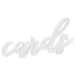 PartyDeco sp. z o.o. Borddekoration Cards Hvid