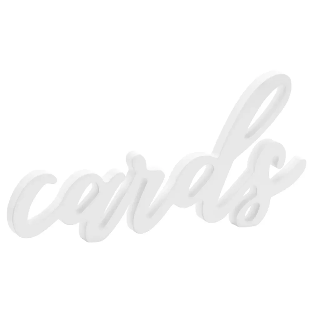 PartyDeco sp. z o.o. Borddekoration Cards Hvid