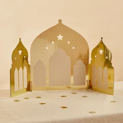 CG Global Products Ltd Borddekoration Eid Mubarak Tempel Guld - Oppyntning