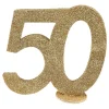 Santex Borddekoration 50 Glitter Guld