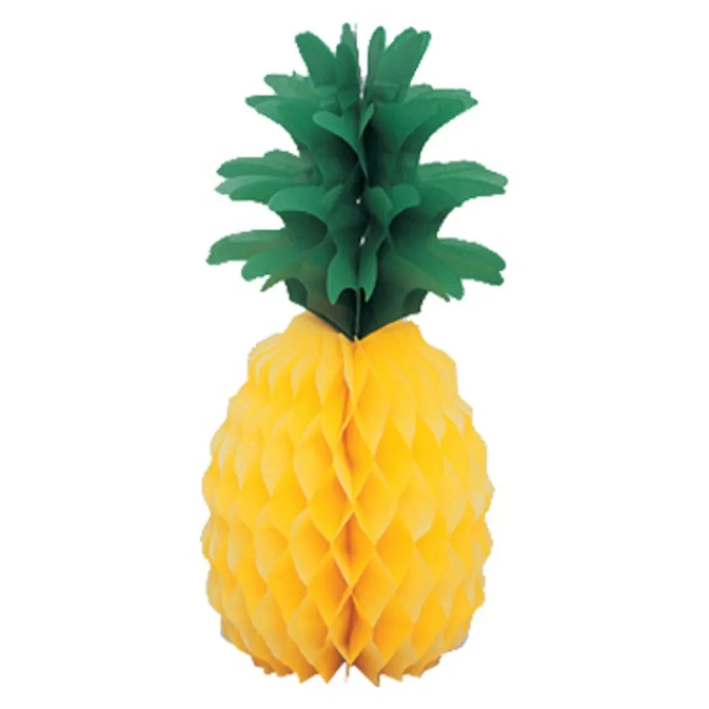 Unique UK Inc t/as Unique Party Borddekoration Honeycomb Ananas - Oppyntning|Kostumetema