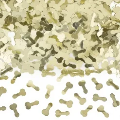 Sale PartyDeco sp. z o.o. Bordkonfetti Penisser Guld