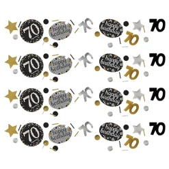 Reithmüller Europe GmbH Bordkonfetti 70 Sølv/Guld Glitter - Oppyntning|Borddækning