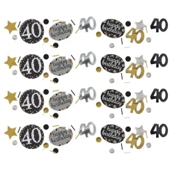 Reithmüller Europe GmbH Bordkonfetti 40 Sølv/Guld Glitter - Oppyntning|Borddækning