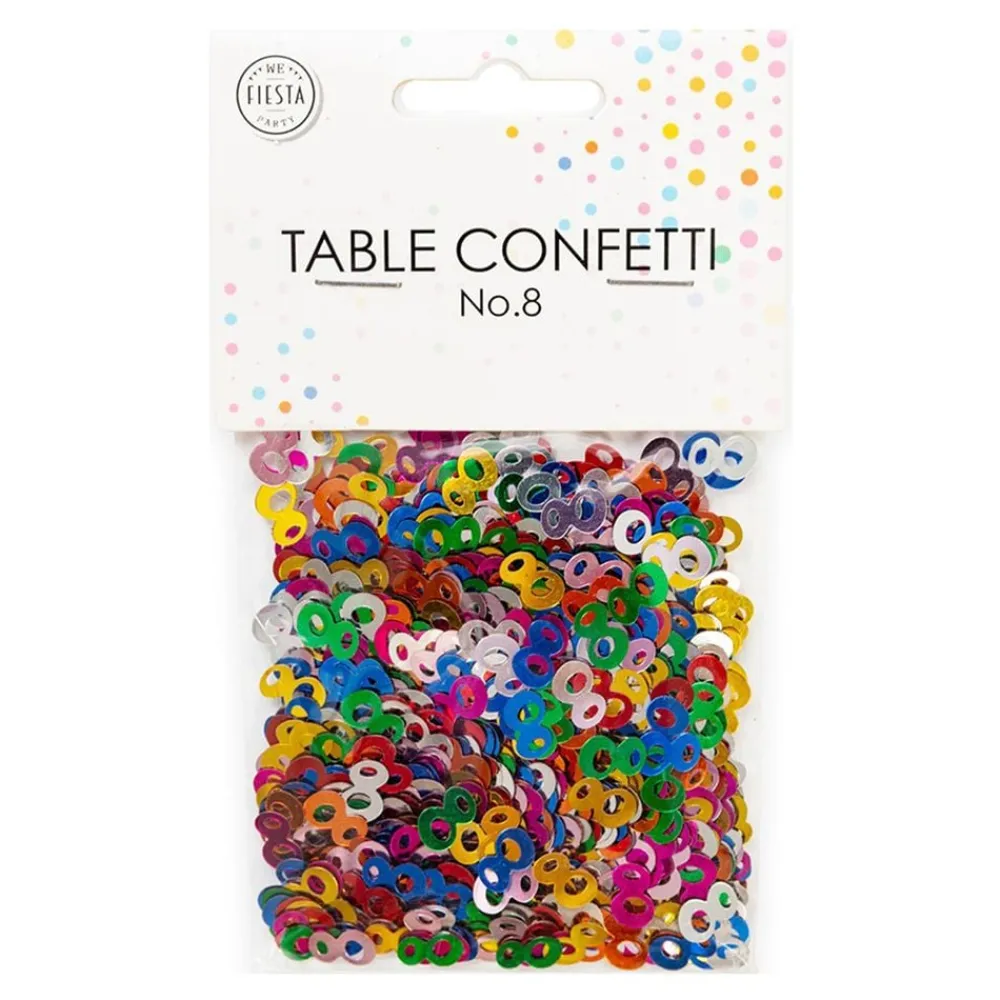 Globos Europe B.V. Bordkonfetti Tal 8 Farvemix Metallic - Oppyntning|Borddækning