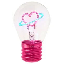 Clearance Kidek AB Bordlampe i Glødepæreform Planet Heart