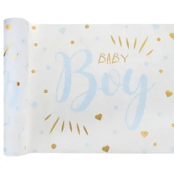 Santex Bordløber Baby Boy - Borddækning