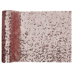 Online Santex Bordløber Pailletter Roséguld