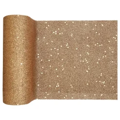 Santex Bordløber Tyk Roséguld Glitter - Borddækning