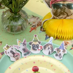 Hot Santex Bordsdekorationer Party Hund