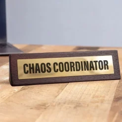 Boxer Gifts Ltd Bordskilt Chaos Coordinator - Spøg Og Skæmt-Artikler & Pranks|Hjem & Husholdning