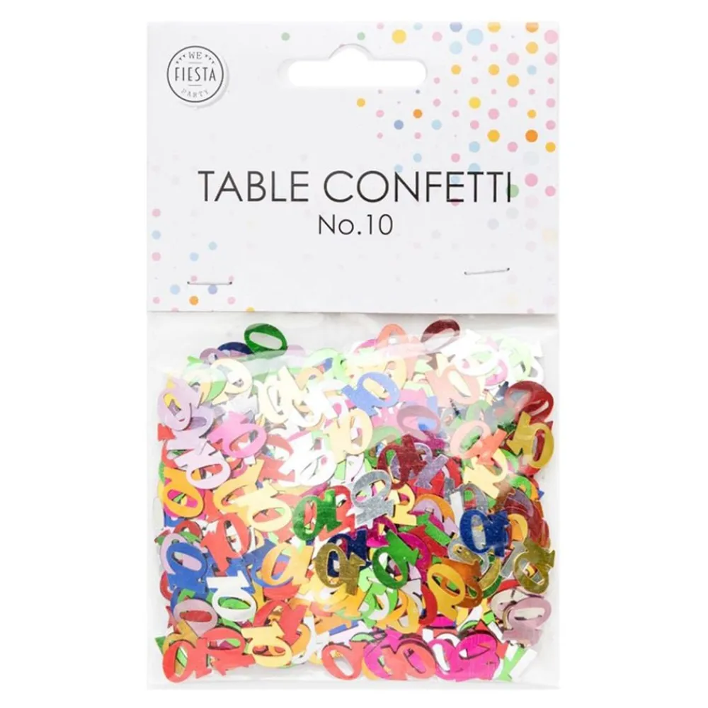 Hot Globos Europe B.V. Bordskonfetti Tal 10 Farvemix Metallic