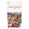 Online Globos Europe B.V. Bordskonfetti Tal 6 Farvemix Metallic