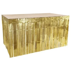 Boland Party Partners B.V. Bordskørt Metallic Guld - Festtilbehør|Oppyntning