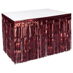 Three Sixty Degrees Ltd Bordskørt Vinrød Metallic - Oppyntning