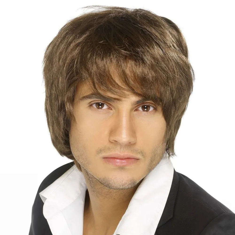 Rubies Netherland B.V. Boyband Brun Paryk - Parykker
