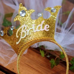 Hot Hisab/Joker Company AB Bride to Be Krone med Slør