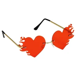 Discount PartyDeco sp. z o.o. Briller Hjerteformede Rød