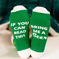 Online SillySanta A/S Bring Me A Beer Strømper