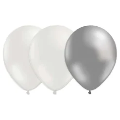 Ballongkungen AB Bryllupsballoner Hvid/Grå - Balloner