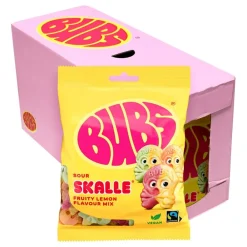 Hot ERT Godis AB BUBS Fruity Lemon Mix Skalle Økonomipakke