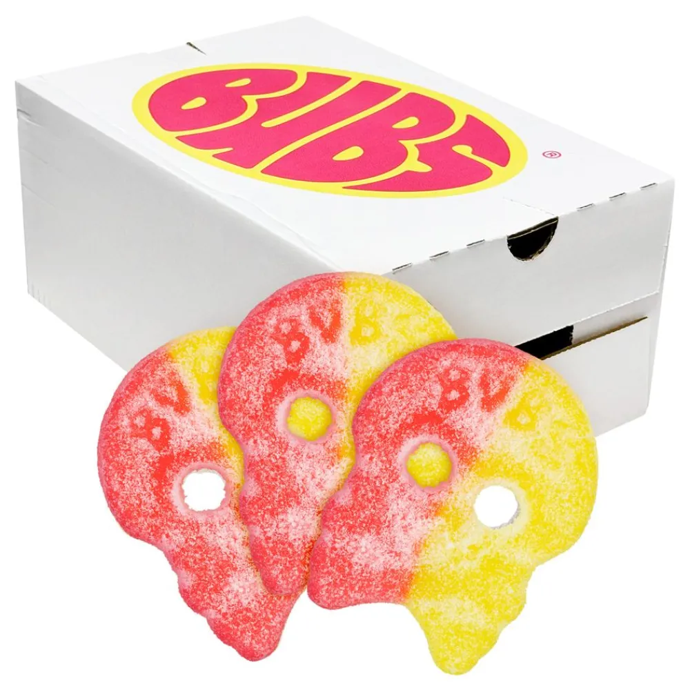 ERT Godis AB BUBS Lemon Raspberry Skalle Økonomipakke - Slik