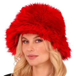 Widmann S.r.l. Bucket Hat Fluffy Rød - Tøj|Hatte