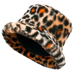 Clearance Widmann S.r.l. Bucket Hat i kunstpels Leopard