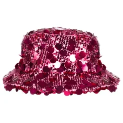 Sale Wilbers Karnaval B.V. Bucket Hat Pallietter Neonlyserød