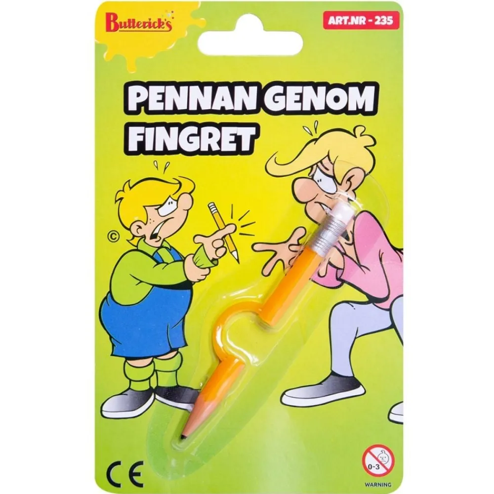 Butterick's AB Butterick's Blyant Gennem Fingeren - Spøg Og Skæmt-Artikler & Pranks