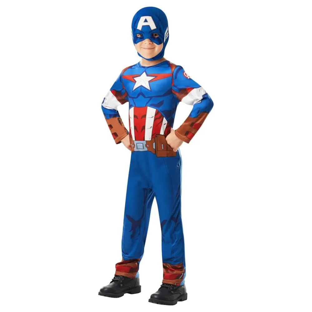 Rubies Netherland B.V. Captain America Børnekostume - Udklædningskostumer|Kostumetema